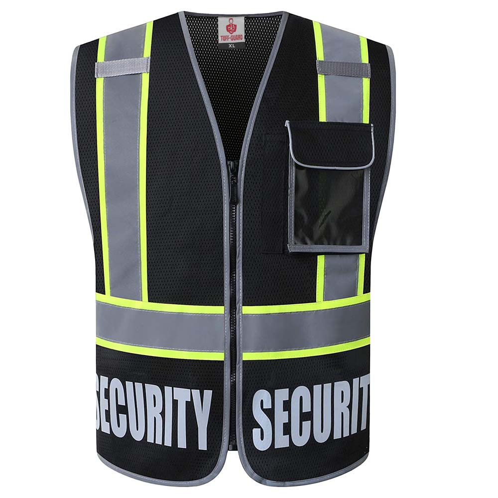 Tuff-Guard - Heavy Duty - Black Vest - Security ID